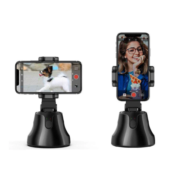 Apai Genie Black 360° Object Tracking Holder Smart Shooting Camera Phone Holder حامل جوال متحرك 360درجة مع خاصية تعقب الأجسام  يصنع لك مشاهد جميلة 